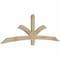 Ekena Millwork Davenport Rough Sawn Timber Gable Bracket, Douglas Fir, 84"W x 28"H x 2"D x 4"F, 8/12 Pitch GBW084X28X0204DAV00RDF - alternate 4